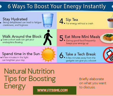 Natural Nutrition Tips for Boosting Energy